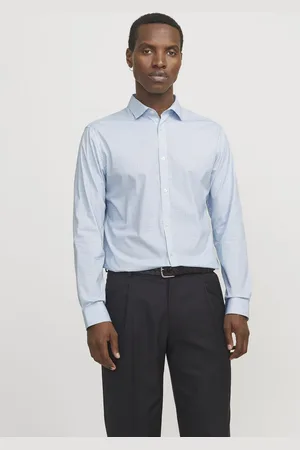 JACK & JONES JACK&JONES - JPRBLABLACKPOOL PRINT L/S SHIRT SN - Heren - Overhemden