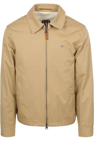 GANT Jas Windcheater Camel - Maat L - Heren - Tussenjas