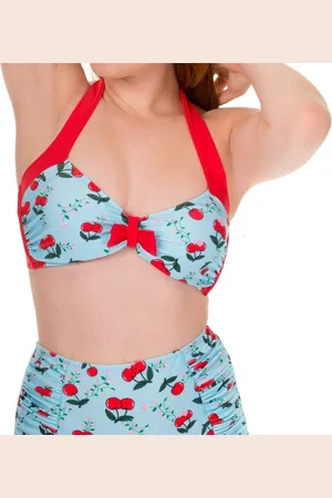 Banned Retro BLINDSIDE Bikinitop - 4XL - /Blauw