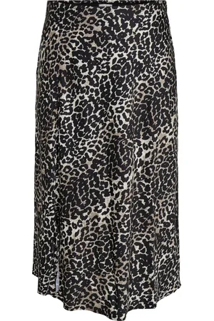 ONLY CARDOMINA SATIN CALF SKIRT WVN - Dames - Rokken