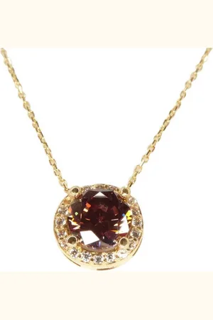 Christian Gouden ketting met zirkonia hanger