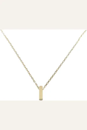 Christian Gouden ketting met I hanger