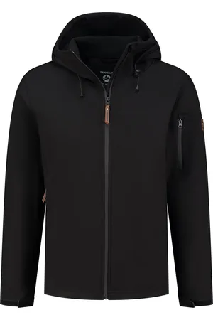 Travelin Jack Sverre Men - Softshell Herenjas - Fleece voering - Zwart
