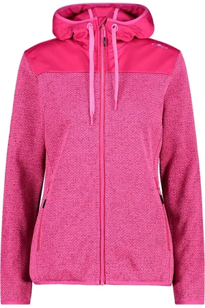 CMP Fix Hood 32h5666 Fleece Met Volledige Rits Roze L Vrouw