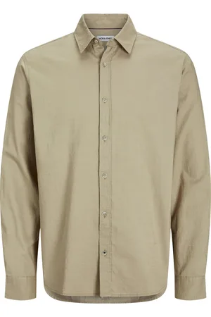JACK & JONES JACK&JONES - JJPIERRE SLUB SHIRT LS - Heren - Overhemden