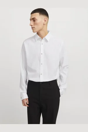 JACK & JONES JACK&JONES - JJPIERRE SLUB SHIRT LS - Heren - Overhemden