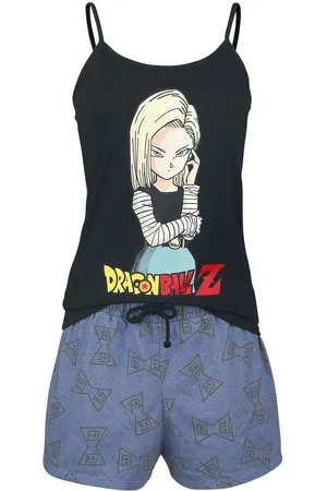 Dragon Ball Z Android 18 Pyjama zwart-blauw XL Katoen