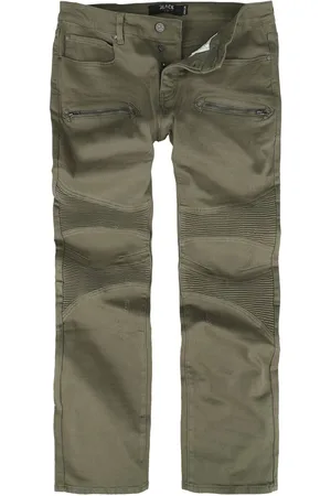 EMP Olijfkleurige bootcut jeans met meerdere zakken Mannen - W31L32