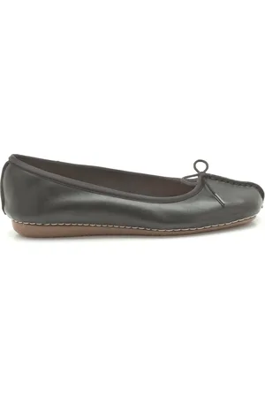 Clarks Damesschoenen - Freckle Ice - Black Leather - Maat 39