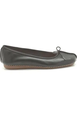 Clarks Damesschoenen - Freckle Ice - Black Leather - Maat 41.5