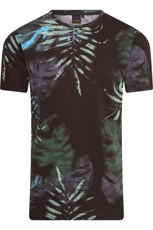 Mario Russo T-shirt - - Bloemenpatroon - Zomershirt - XL