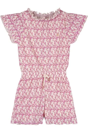 NoNo Syl Plissee Jumpsuit Paars - - Maat 104