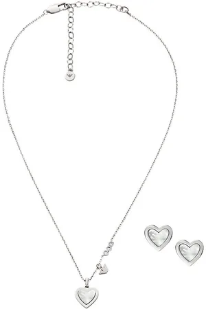 Emporio Armani Dames Sieraden geschenkset - Zilverkleurig