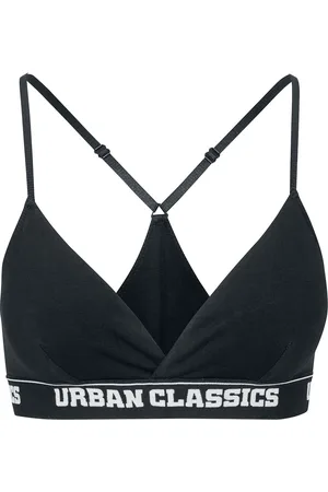 Urban classics Ladies Triangle Logo Bra Bustier 4XL Katoen