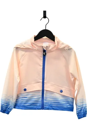 Ducksday Windbreaker Zomerjas Kind - Windstopper - Windjack - Waterafstotend - UV-Werend - Ademend - Reflector - Unisex - Manta - Blauw - Maat 146/152