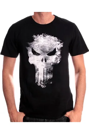 Cotton Division The Punisher - Distress Skull Mannen T-Shirt - - XL