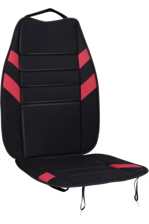 Dunlop Autostoelhoes - Stoelhoes Auto - Autostoel Beschermer - Auto Zitkussen met Schuimvulling - 104x45 cm - Rood