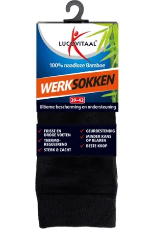Lucovitaal Bamboe werksokken 39-42