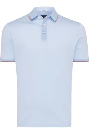 Tresanti Polo detailed blauw KM