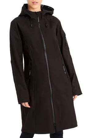 Ilse Jacobsen Regenjas Dames - Raincoat RAIN37L Black - Maat 42
