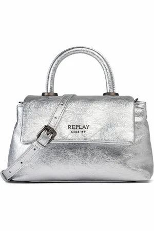 Replay Handtas Schoudertas Handbag Zilverkleurig