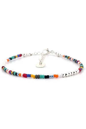 IBIZA MEN MENS JEWELLERY IbizaMen - heren - armband - gekleurd - 925 - 2mm - verlengstuk 18cm + 4cm