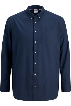 JACK & JONES Heren Overhemd JJEOXFORD bequem 8XL Volwassenen