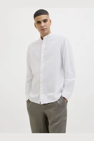JACK & JONES JACK&JONES - JJESUMMER BAND SHIRT LS SN - Heren - Overhemden