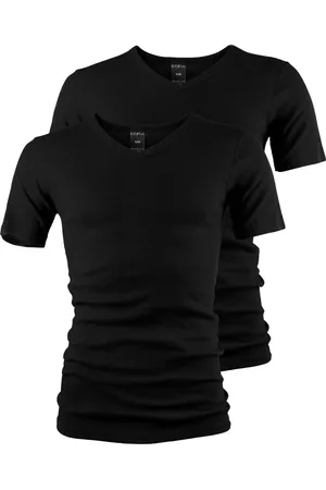 Black Snake Herenhemden met V-hals set van 2 classic