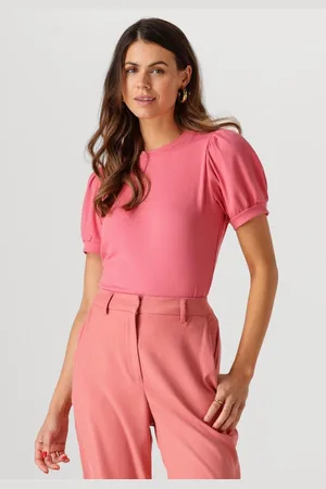 Minus Johanna Tee Tops & T-shirts Dames - Shirt - - Maat M