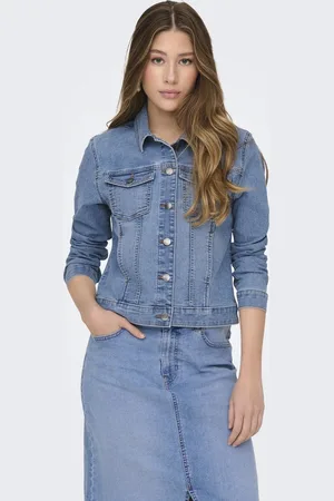 JDY MOON L/S JACKET DNM MIX - Dames - Gewatteerde jassen