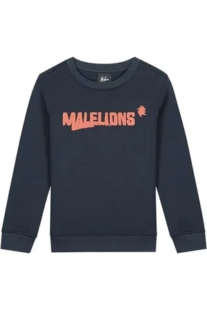 Malelions Sweater inked - Navy blauw / Donker