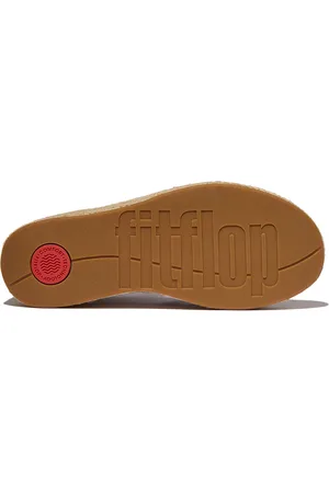 FitFlop Platfforms Espadr. Leather Fisherman Wedge Sandals - Maat 41