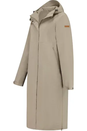 MGO MGO Lori - Waterdichte lange damesjas - Regen jacket vrouwen