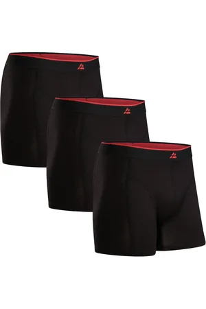 DANISH ENDURANCE Boxershorts Bamboe Viscose Heren Ondergoed - ultiem draagcomfort - 3 pack - Zwart - Maat 3XL