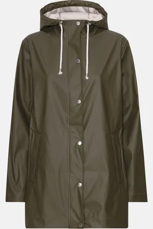 Ilse Jacobsen Hooded Regenjas Dames - Maat S (46)