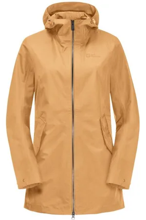 Jack Wolfskin Dakar Parka W - Honey yellow - Outdoor Kleding - Jassen - Waterdichte jassen