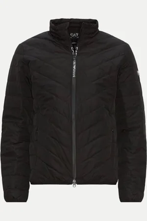 EA7 Woven Down Jacket Black