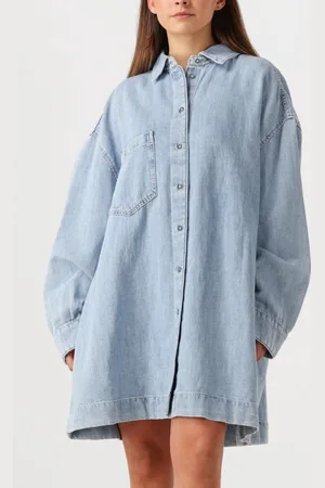 7 for all Mankind Overshirt Dress Jurken Dames - Kleedje - Rok - Jurk - - Maat S