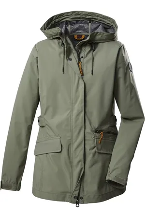 G.I.G.A. DX by killtec GIGA by Killtec dames zomerjas - softshell jas dames - olijfgroen - 38391 - maat 38