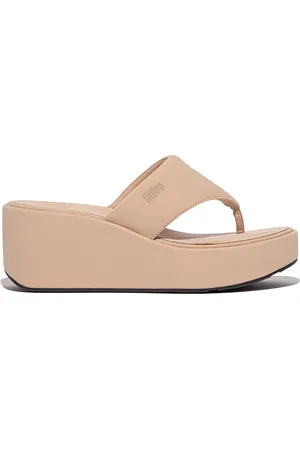 FitFlop Platfforms Wedge Toe-Post Sandals - Maat 41
