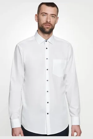 Seidensticker Men´s Shirt Poplin Regular Fit Long Sleeve SN193690 - - 38