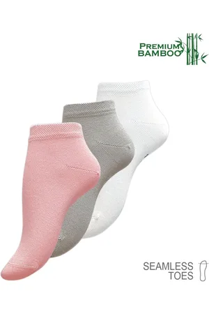 Merkloos Sneakersokken Bamboe Supersoft - 3-Pack - Maat 35/38