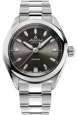 Alpina Alpiner Comtesse AL-240LBR2C6B Horloge - Staal - Zilverkleurig - Ø 34 mm