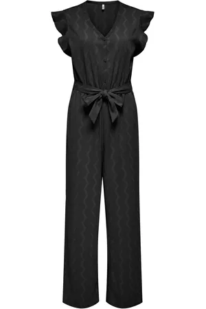 ONLY Jumpsuit Onldia S/s V Neck Jumpsuit Cs Jrs 15357551 Black Dames Maat - XS