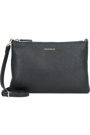 Coccinelle Leren Schoudertas Best Crossbody Bag Zwart