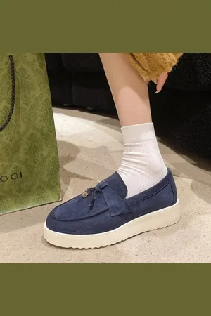 Merkloos Bij Avoir Avoir - Dames Loafers - Dames schoenen - Loafers yacht - Instappers Dames - Moccasins - - Maat 38