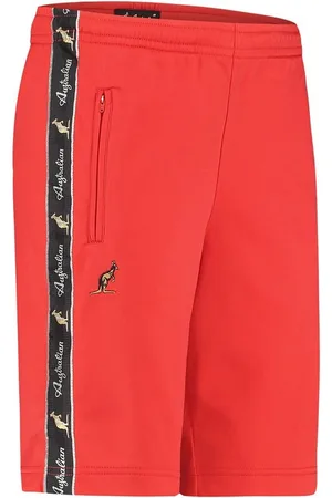 Australian Korte broek zwarte bies rood maat L