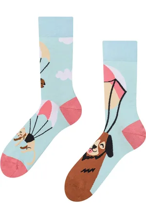 Dědoles Mismatch Sokken Vliegende Katten & Honden 39-42