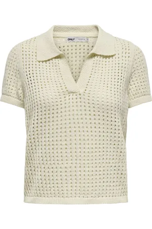 ONLY Poloshirt Onlannasofia Life Ss Long Polo Knt 15354851 Birch Dames Maat - XS